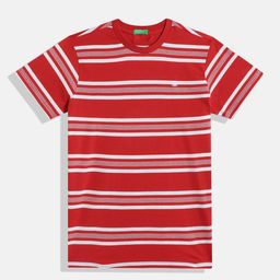United Colors of Benetton Boys Striped Pure Cotton T-Shirt-picture-37