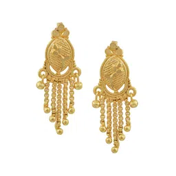MEMOIR Gold-Plated Contemporary Drop Earrings-image-29