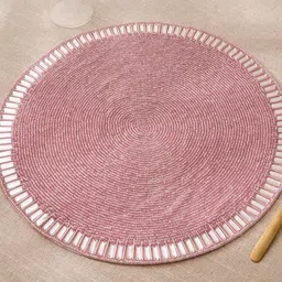 Home Centre Drake Mystic Garden Pink Beaded Table Placemat-image-38