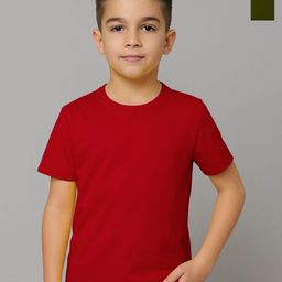 FBAR Boys Pack of 2 Solid Round Neck Pure Cotton T-shirts-picture-20