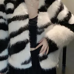 JC Mode Printed  Front Open Overcoat image 2
