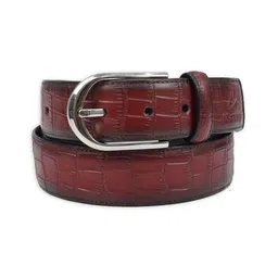 El'Curio Men Textured Leather Belt-picture-49