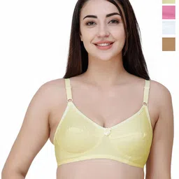College Girl Women Pack Of 4 Full Coverage Everyday Cotton Bra-picture-17