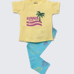 Nite Flite Girls Graphic Printed Night suit-picture-38