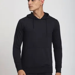 Stitch Hub Men Solid Hooded Cotton Sweatshirt-image-61