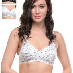 Bodycare Pack of 3 Printed Full-Coverage Bras E1503BWW-54