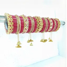 SAVORADE Red Glass Bangle-picture-34