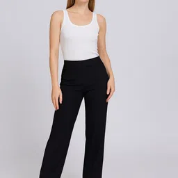 NUCOUTHS Women Relaxed High-Rise Trousers-picture-10