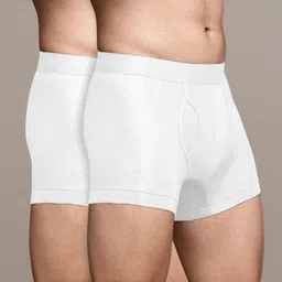 Heelium Pack Of 2 Mid-Rise Trunks DUP-P2-KEYHOLETRK-WHT-S-picture-37