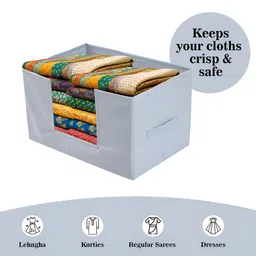 Aura Grey Set of 6 Regular Drawer Organiser Organisers image 3