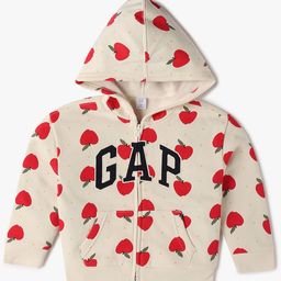 GAP Kids Girls Conversational Printed Hooded Sweatshirt-image-12