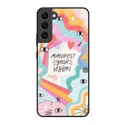 QRIOH Typography Printed Samsung Galaxy S22 Plus Back Case Mobile Accessories-5