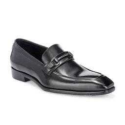 Harrykson London Men Solid Genuine Leather Formal Loafers-image-68