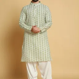 VISHESTA Men Printed Cotton Kurtas-picture-40
