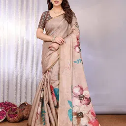 Moda Rapido Floral Printed Zari Mangalagiri Saree-picture-54