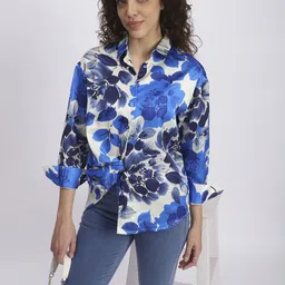 R&B Floral Print three-quarter Top-image-11