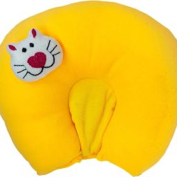 BABY SEED PILLOW, Pillow for Newborn Baby-Round Head Shaping Pillow, 0-12 Months Mustard Seeds, Cotton Animals Baby Pillow Pack of 1-image-71