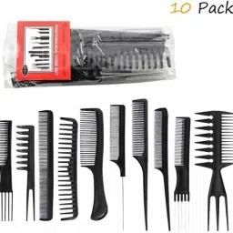 ringhas COMBO OF FLAT COMB, ROUND COMB AND 10 PIECE COMB SET image 3