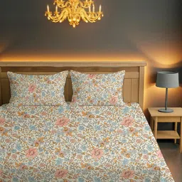 IVAZA Off White Queen Bedsheets-image-72