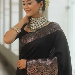 DIVASTRI Zari Banarasi Saree-image-11