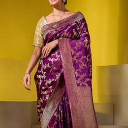 Taneira Woven Design Zari Saree-32
