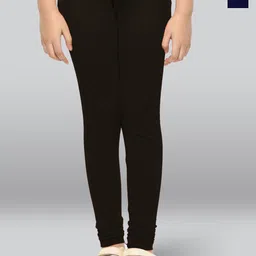 LYRA Girls Pack Of 2 Cotton Ankle-Length Leggings-image-69