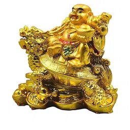 APNA KANHA Gold-Toned Buddha Figurine Showpiece-24