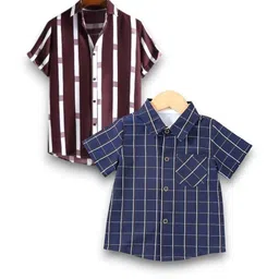 LUVITUS Boys Printed Pack Of 2 Casual Shirt-picture-13