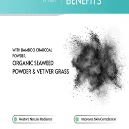PORES Be Pure Set Of 2 Charcoal Clay Face Mask With Seaweed Algae -100g Each image 5