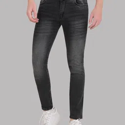 COMFITS Men Classic Regular Fit Mid Rise Clean Look Heavy Fade Stretchable Jeans-picture-41