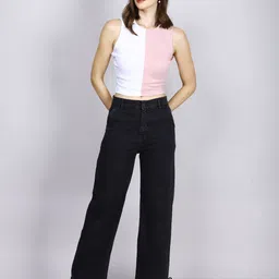 SWISHIN Colourblocked Tank Crop Top-picture-3
