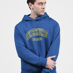 Skechers Men Typography Printed Hood Pullover Sweatshirt-picture-33