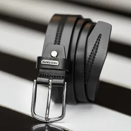 red tape Men Formal, Casual Black Genuine Leather Belt-picture-36