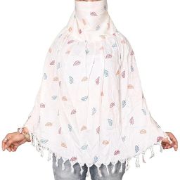 Floral Print Pure Cotton Women Multicolor Stole-picture-12