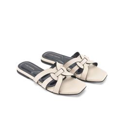 Lino Perros Self Design Open Toe Flats-picture-5