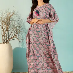 The Kaftan Company Printed Maxi Nightdress-picture-24