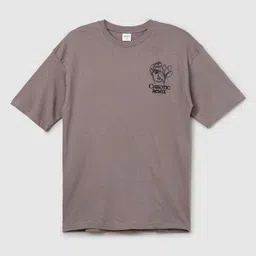 max Boys Graphic Printed Round Neck Cotton Oversized T-shirt-image-86