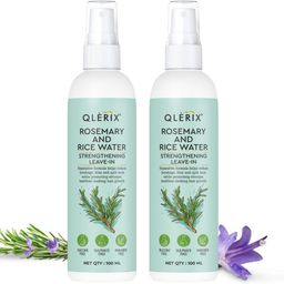 QLERIX Set Of 2 Rosemary & Rice Water Spray For Thicker & Shiner Hair - 100 ml Each-34