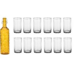 SOMIL Yellow Glass Airtight Can Bottle-image-36