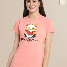 Mast & Harbour Women Cotton Pack Of 2 Typography Printed T-shirt-image-79