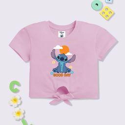 YK Disney Girls Print Cotton Crop Top-picture-45
