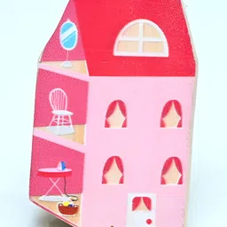Pinch of Pretty Pink Wooden Dollhouse Knob-25