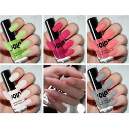 VOLO Set Of 6 Long Wear Nail Polish- 5ml Each-VT-035-26