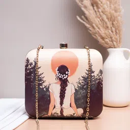 ARTKLIM Printed Box Clutch-image-29
