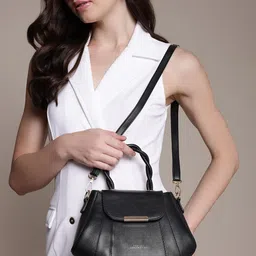 French Connection Structured Satchel-58