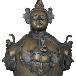 Exotic India Brown & Black Religious Idol Showpiece-image-62
