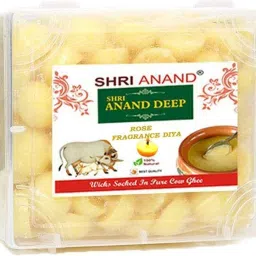 30Pc Of Pure Cow Ghee Diya with Essential Oil !! Desi Cow Ghee Diya Cotton Table Diya-picture-15
