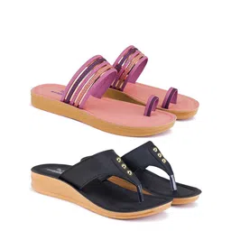 BERSACHE Set Of 2 One Toe Flats-picture-13