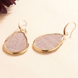 SALTY Pack of 2 Women Peachy Egg Pink Gold Earring-43