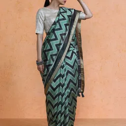 SARHA Woven Design Leheriya Saree-image-41